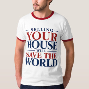 Front Logo T-Shirt - Rette die Welt