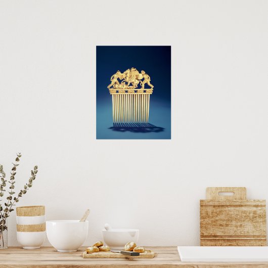 Front of a Scythian comb Poster (Küche)