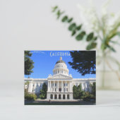 Front of California Staat Hauptstadt Sacramento CA Postkarte (Stehend Vorderseite)