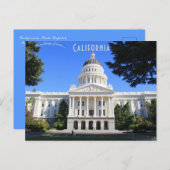Front of California Staat Hauptstadt Sacramento CA Postkarte (Vorne/Hinten)