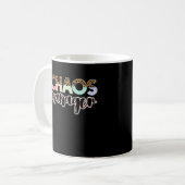 Front Office Manager Funny Chaos Manager Kaffeetasse (Vorderseite Links)