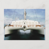 Front on Catamaran Postkarte (Vorderseite)