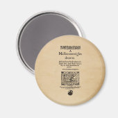 Front Piece to A Midsommer Nights Dream Quarto Magnet (Vorderseite/Rückseite)