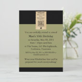 Front Piece to a Midsommer Nights Traumstrecke Einladung (Stehend Vorderseite)