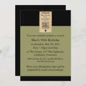 Front Piece to a Midsommer Nights Traumstrecke Einladung (Vorne/Hinten)