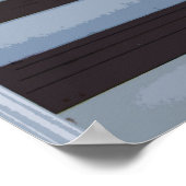 Front Porch in Ocean Grove NJ Poster (Ecke)