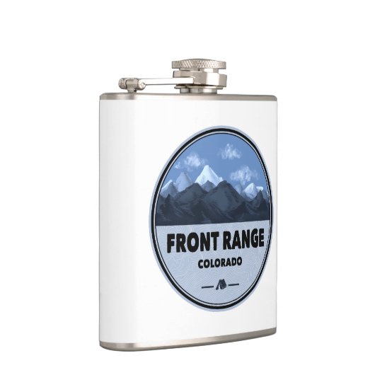 Front Range Mountains Colorado Camping Flachmann (Rechts)