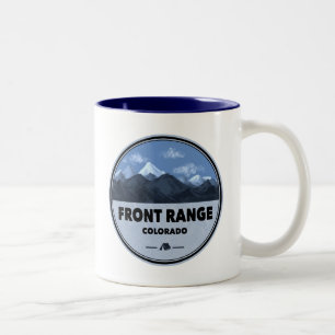Front Range Mountains Colorado Camping Zweifarbige Tasse