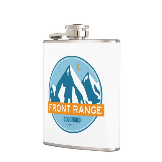 Front Range Mountains Colorado Flachmann (Links)