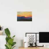 Front Range Sunrise, Colorado Poster (Heimbüro)