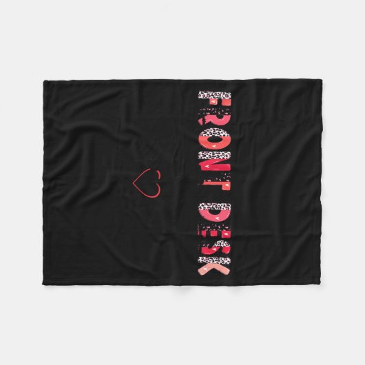 Front Receptionist Desk Valentines Day Hostal Nurs Fleecedecke (Vorderseite (Horizontal))
