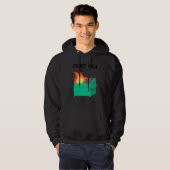 Front Row Dumpster Fire 8 Bit Hoodie (Vorne ganz)