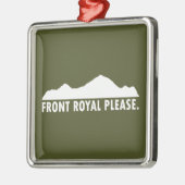 Front Royal Virginia Bitte Ornament Aus Metall (Links)
