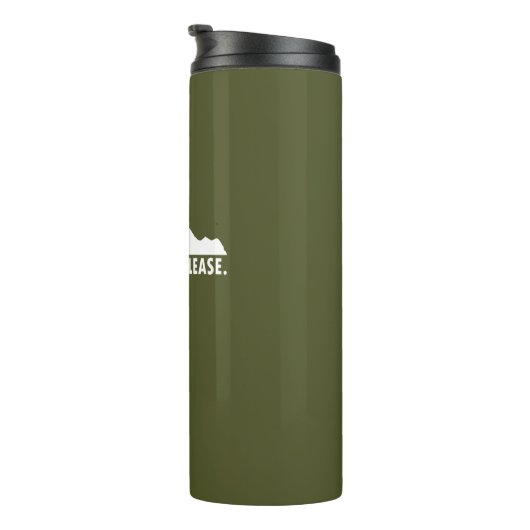 Front Royal Virginia Bitte Thermosbecher (Nach rechts gedreht)