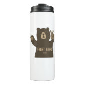 Front Royal Virginia Peace Bear Thermosbecher (Vorderseite)