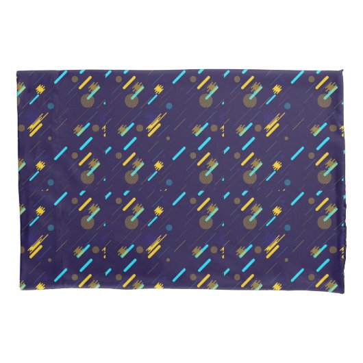 Front side of a pillowcase with a dark purple kissenbezug (Vorderseite)