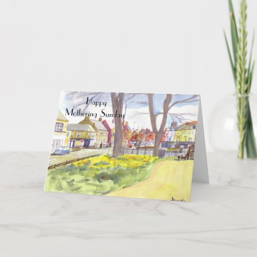 Front Street, Tynemouth Mothering Sunday Card. Karte (Vorderseite)