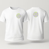 Front und Back für einfache Firmenlogos T-Shirt