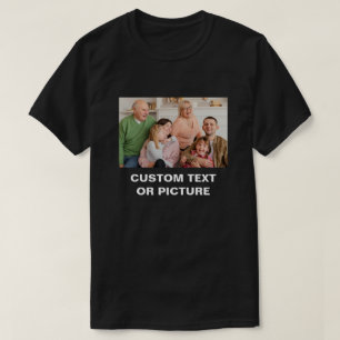 Front und BacK Text Geburtstagsgeschenk Personalis T-Shirt