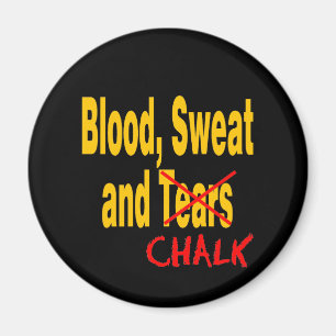 Front und Rückseite der Gymnastik-BS&C Magnet