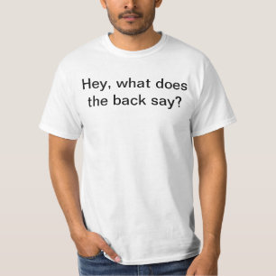 Front und Rückseite T-Shirt