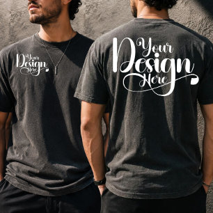 Front- und Rückseiten-Logo Custom Business Brandin T-Shirt