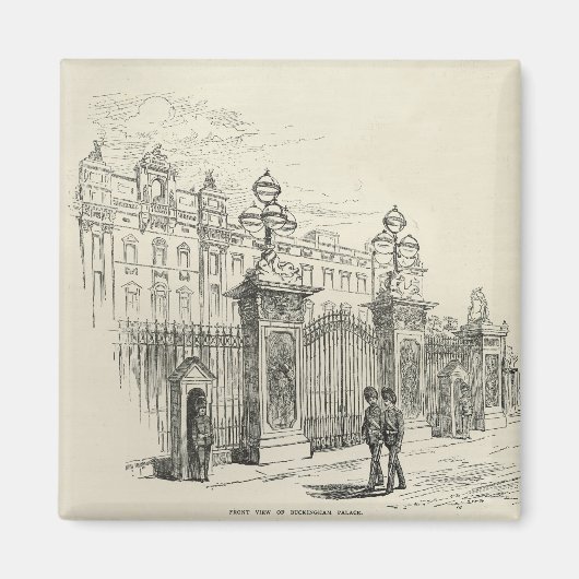 Front View Buckingham Palace Magnet (Vorne)