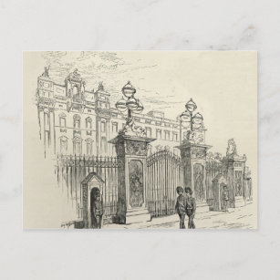 Front View Buckingham Palace Postkarte