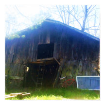 Front View ein rustikales 100 Jahre altes Stallpla