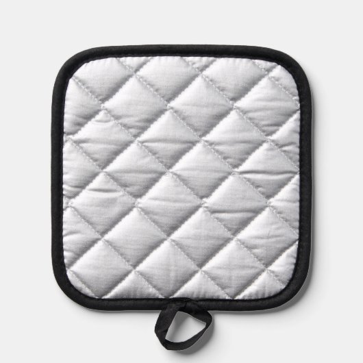 Front view features a pot holder with a blue  topflappen (Rückseite)