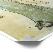 Front VIew of Ohisa, Utamaro, 1792 Poster (Ecke)