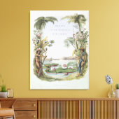 Front Views in the Interior of Guiana, Leinwanddruck (Insitu (Wohnzimmer))