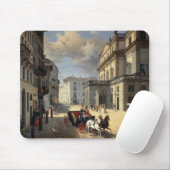 Front von La Scala-Theater, 1852 Mousepad (Mit Mouse)