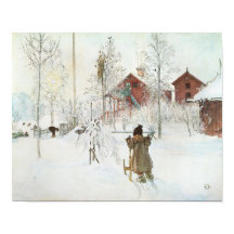 Front Yard und Wash House von Carl Larsson