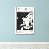 Frontabdeckung des Prospekts für "The Yellow Book" Leinwanddruck (Insitu (Holzboden))