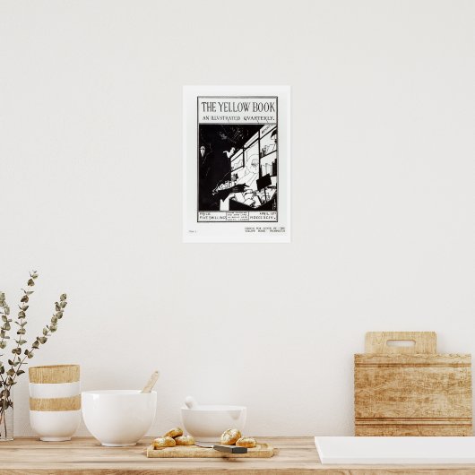 Frontabdeckung des Prospekts für "The Yellow Book" Poster (Küche)