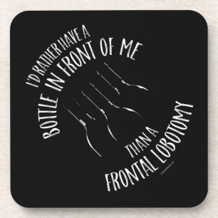 Frontal Lobotomy Beverage Coaster Getränkeuntersetzer