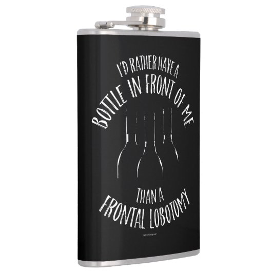 Frontal Lobotomy Flask Flachmann (Rechts)
