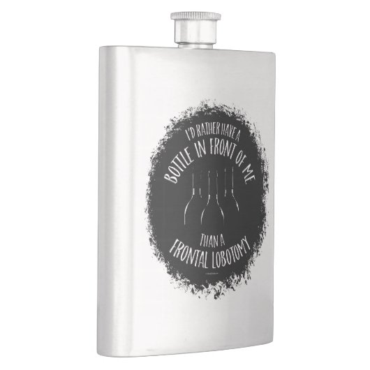 Frontal Lobotomy Flask Flachmann (Rechts)
