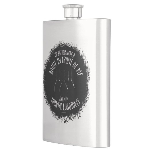 Frontal Lobotomy Flask Flachmann (Links)