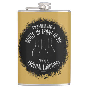 Frontal Lobotomy Flask Flachmann