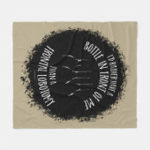 Frontal Lobotomy Fleece Blanket (Vorderseite (Horizontal))