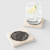 Frontal Lobotomy Untersetzer (Seitenansicht)