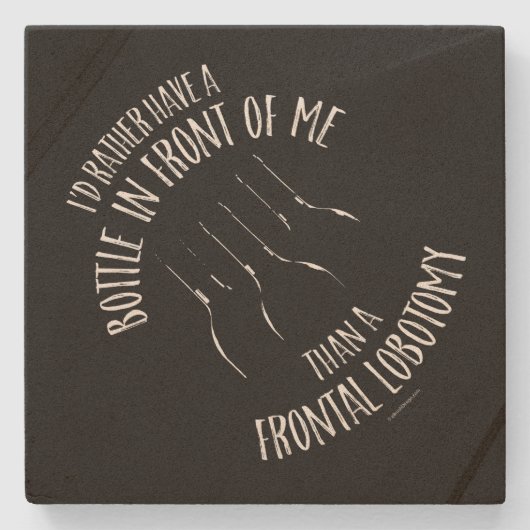 Frontal Lobotomy Untersetzer (Vorderseite)