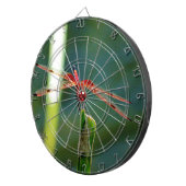 Frontal Red and Black Dragonfly Dartscheibe (Vorderseite rechts)