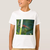 Frontal Red and Black Dragonfly T-Shirt (Vorderseite)