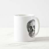 Frontales Ansichtzeichnen eines menschlichen Kaffeetasse (VorderseiteRechts)
