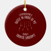 Frontallobotomie Keramik Ornament (Hinten)