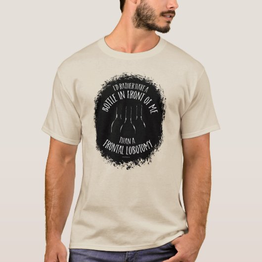 Frontallobotomie T-Shirt (Vorderseite)