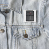 Frontansicht des Heißluftfritöse Button (Beispiel)